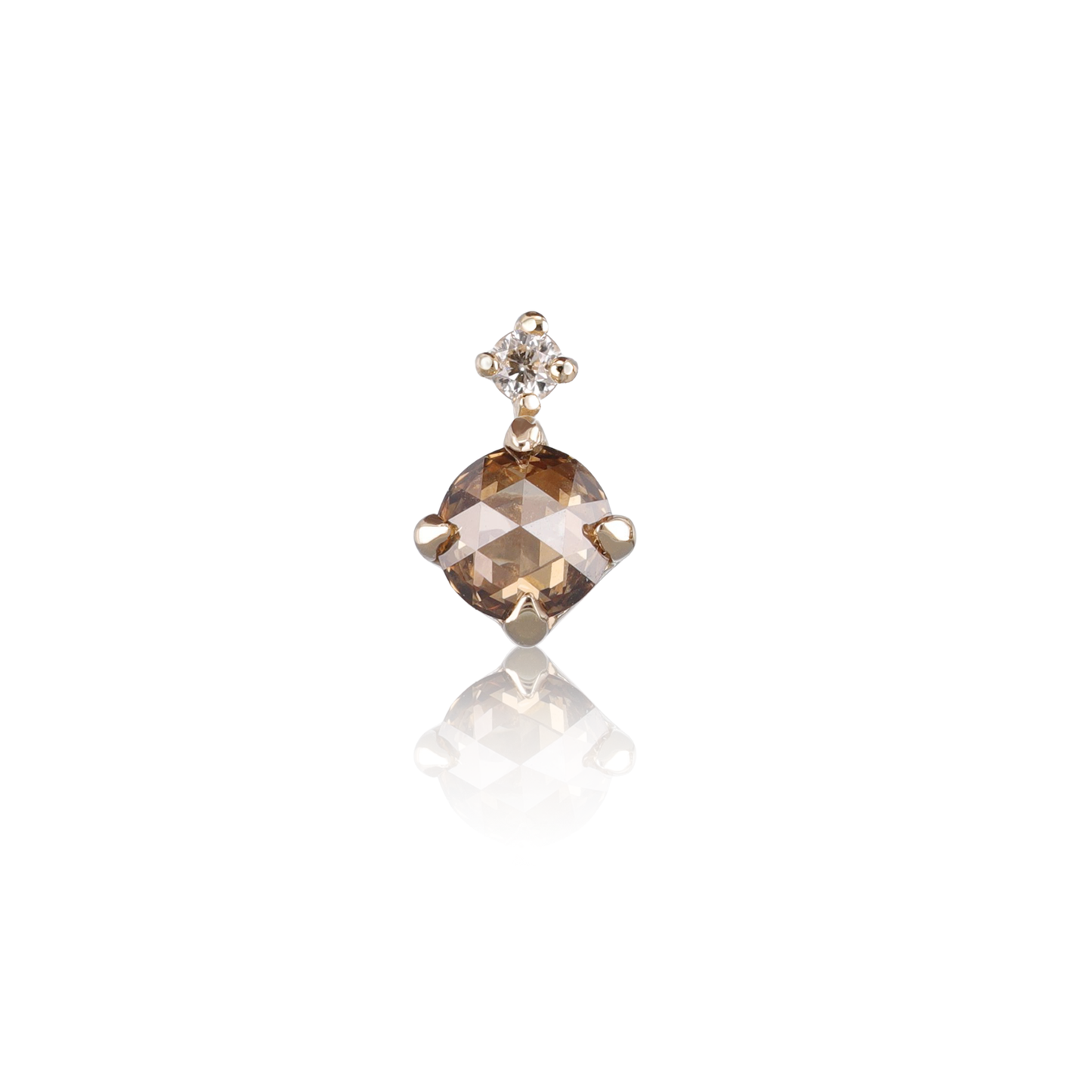 Wren • Natural Rose Cut Diamond Flat Back