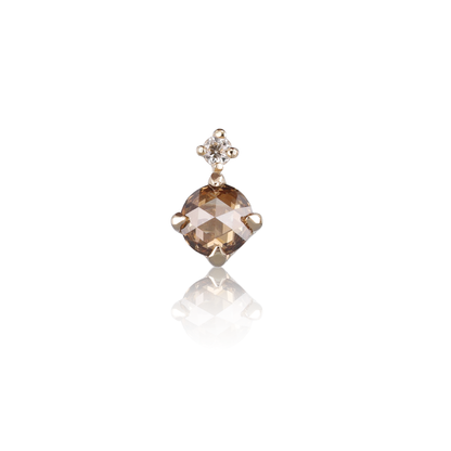 Wren • Natural Rose Cut Diamond Flat Back