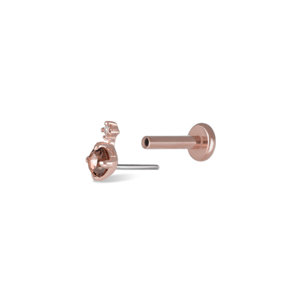 Wren • Natural Rose Cut Diamond Flat Back