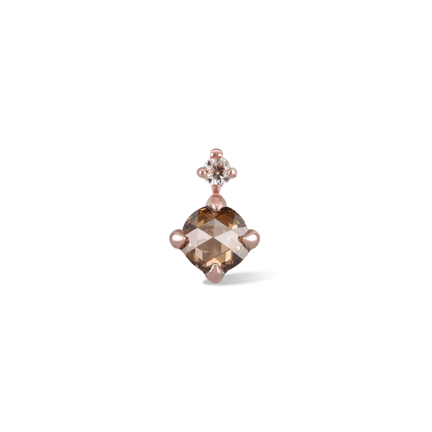 Wren • Natural Rose Cut Diamond Flat Back