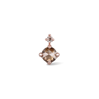 Wren • Natural Rose Cut Diamond Flat Back
