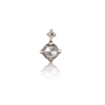 Wren • Natural Rose Cut Diamond Flat Back