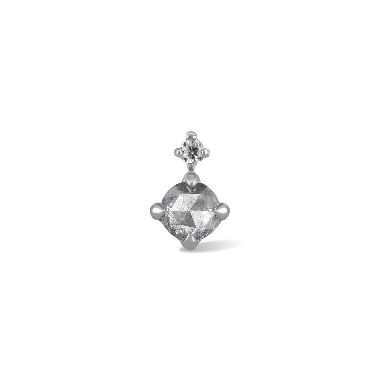 Wren • Natural Rose Cut Diamond Flat Back