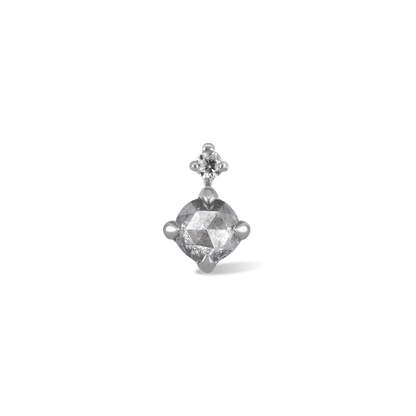 Wren • Natural Rose Cut Diamond Flat Back