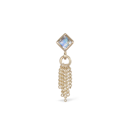 Miel • Rainbow Moonstone 5 C-Chain Tassel