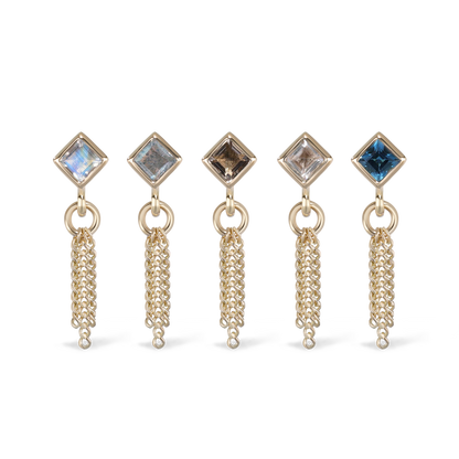 Miel II • Natural Gemstone 3 C-Chain Tassel