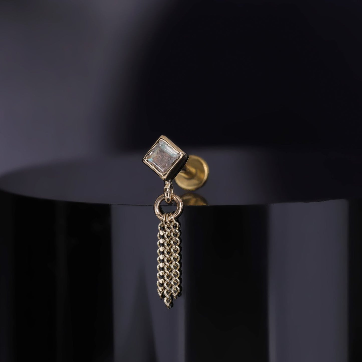 Miel II • Natural Gemstone 3 C-Chain Tassel