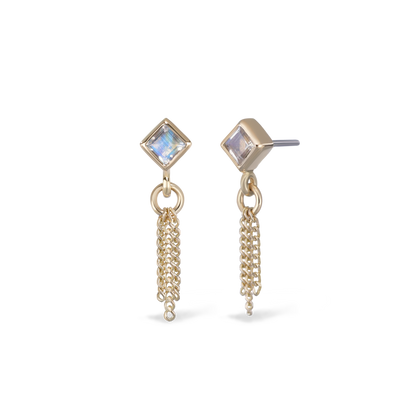 Miel II • Rainbow Moonstone 3 C-Chain Tassel