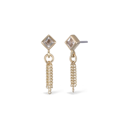 Miel II • White Topaz 3 C-Chain Tassel