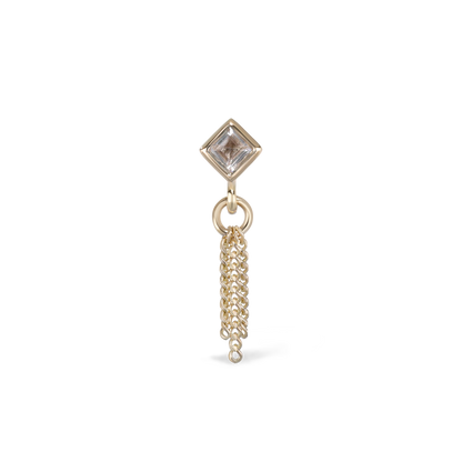 Miel II • White Topaz 3 C-Chain Tassel