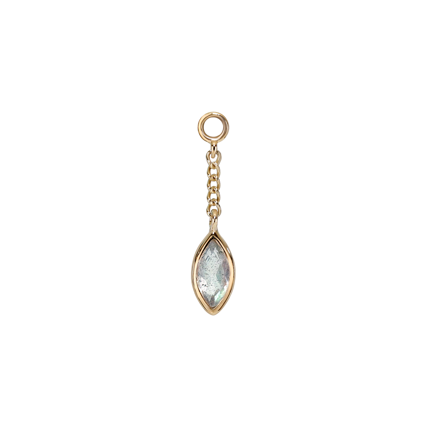 Aris • Marquise Gemstone Chain Charm