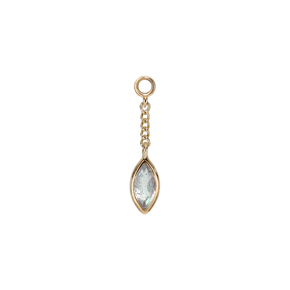 Aris • Marquise Gemstone Chain Charm