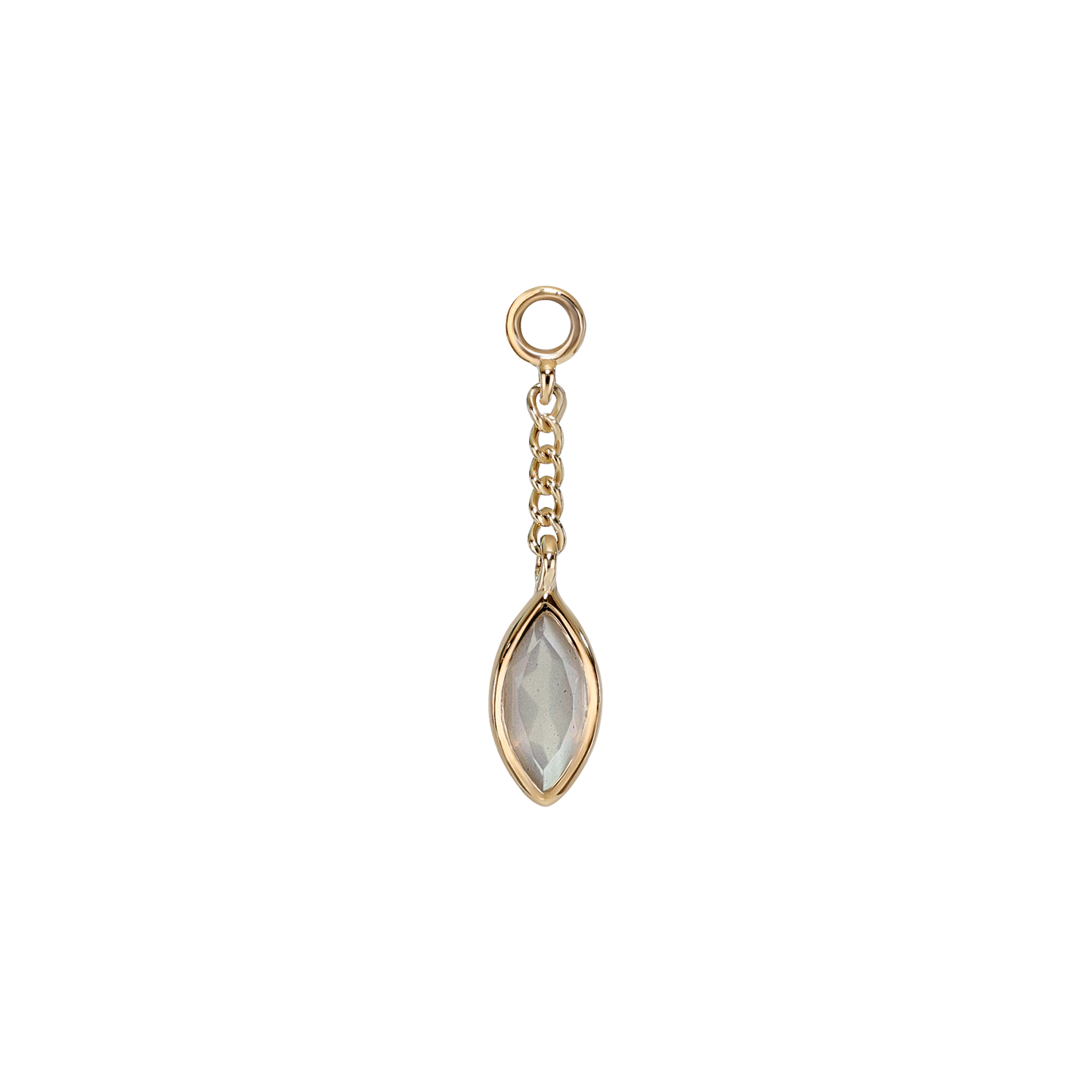 Aris • Marquise Gemstone Chain Charm