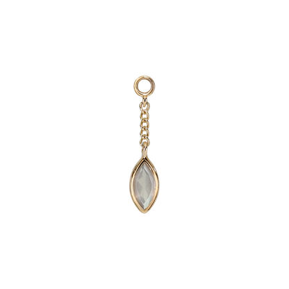 Aris • Marquise Gemstone Chain Charm