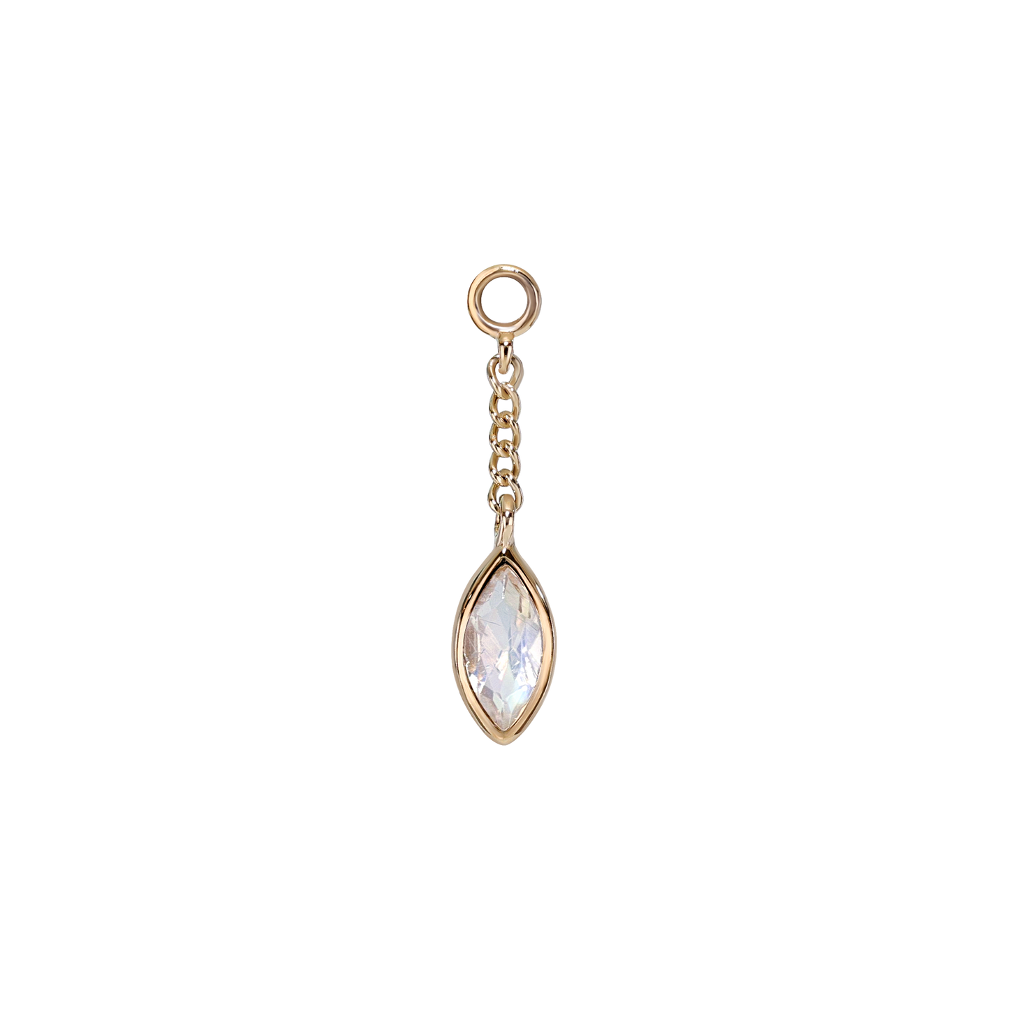 Aris • Marquise Gemstone Chain Charm