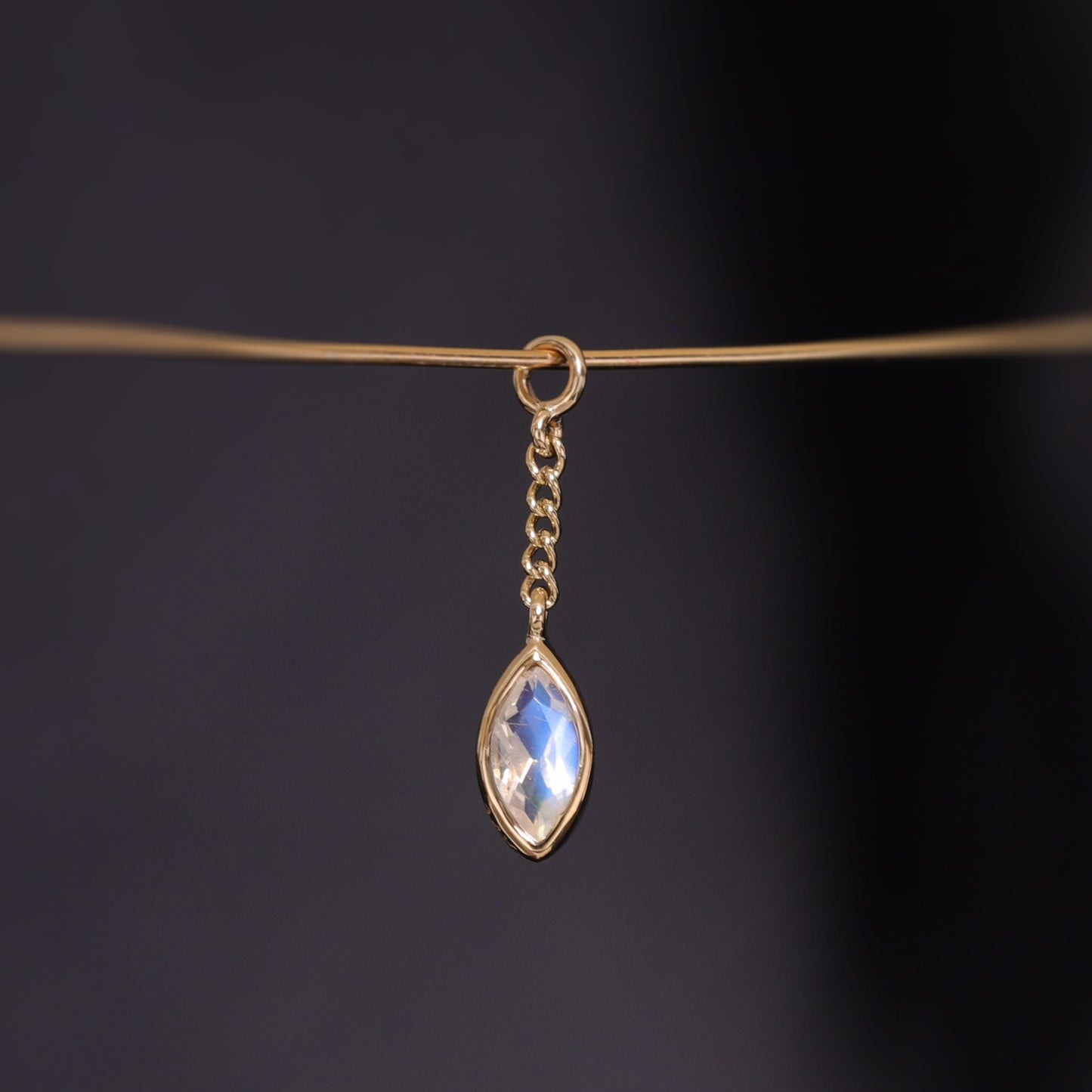 Aris • Marquise Gemstone Chain Charm