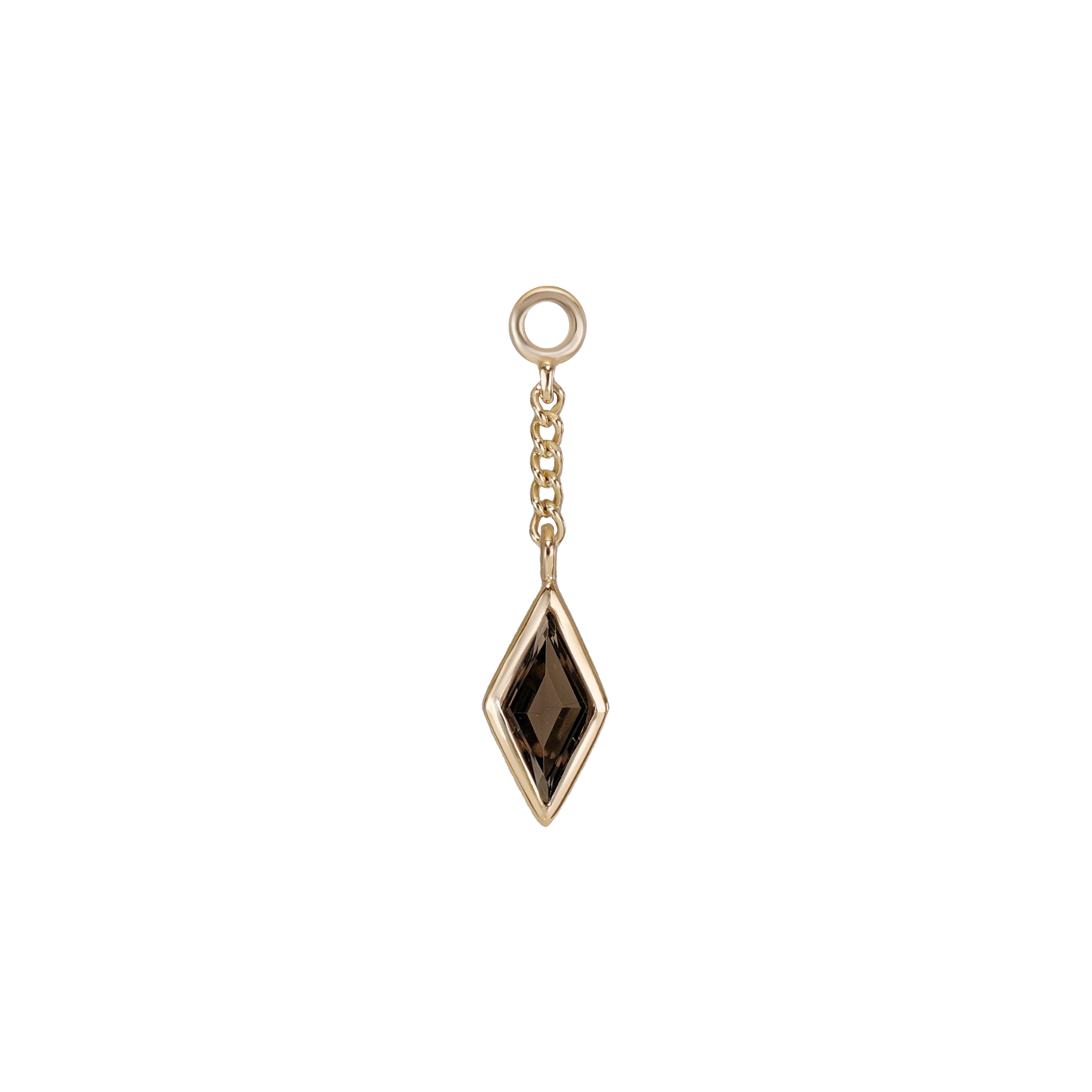 Xena • Rhombus Gemstone Chain Charm