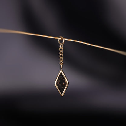 Xena • Rhombus Gemstone Chain Charm