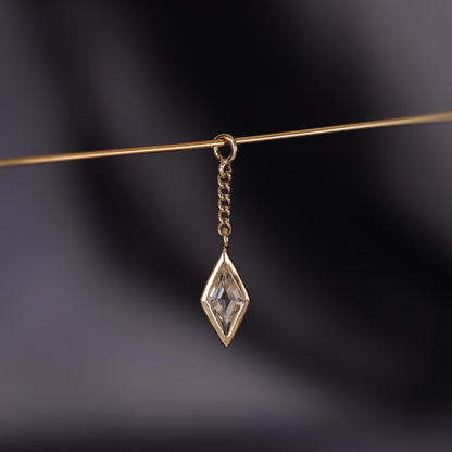 Xena • Rhombus Gemstone Chain Charm