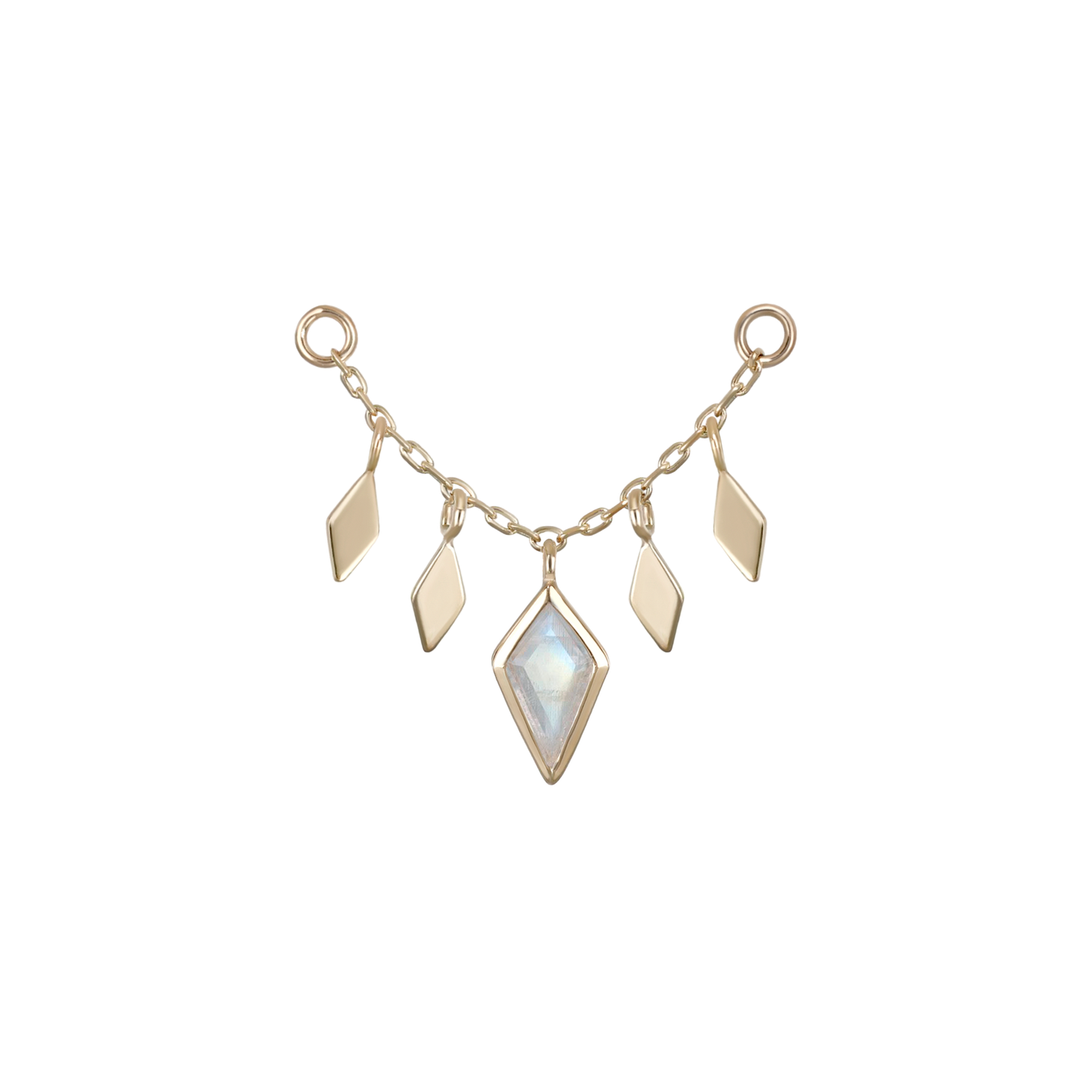 Patra Chain Attachment with Rainbow Moonstone