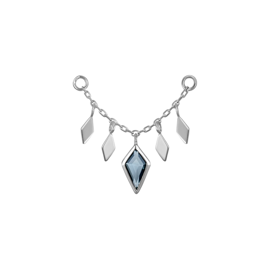 Patra Chain Attachment • London Blue Topaz