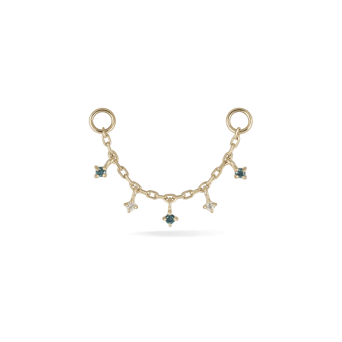 Ember Tiny Diamond Charm Chain