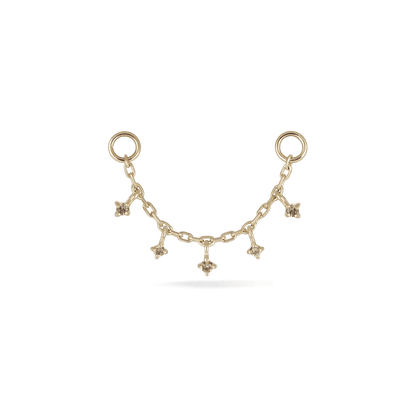 Ember Tiny Diamond Charm Chain