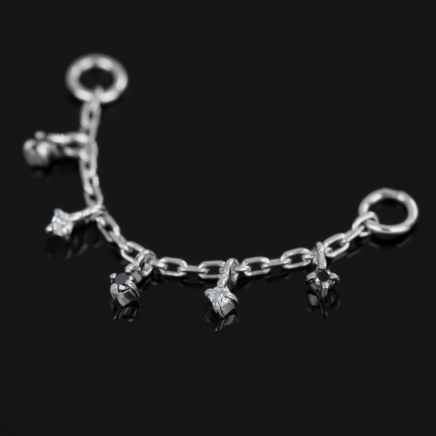 Ember Tiny Diamond Charm Chain