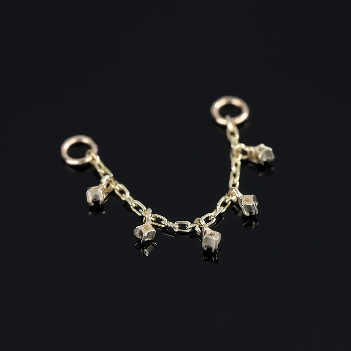 Ember Tiny Diamond Charm Chain