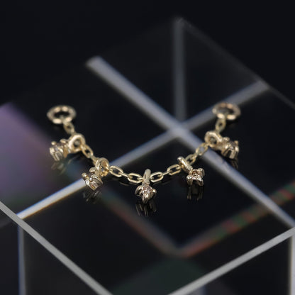 Ember Tiny Diamond Charm Chain