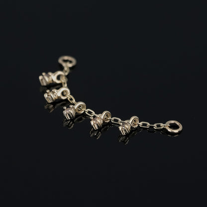Ember Tiny Diamond Charm Chain
