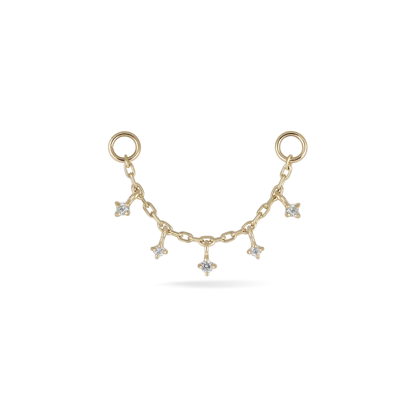 Ember Tiny Diamond Charm Chain