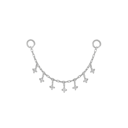 Ember Tiny Diamond Charm Chain 32mm