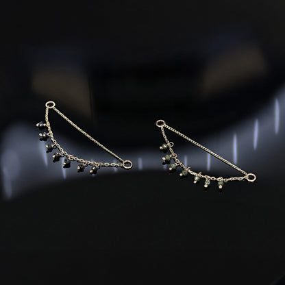 Santal III • Diamond Beads Double Drape Chain