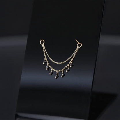 Santal III • Diamond Beads Double Drape Chain