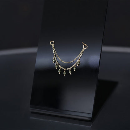 Santal III • Diamond Beads Double Drape Chain