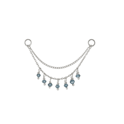 Santal III • Diamond Beads Double Drape Chain