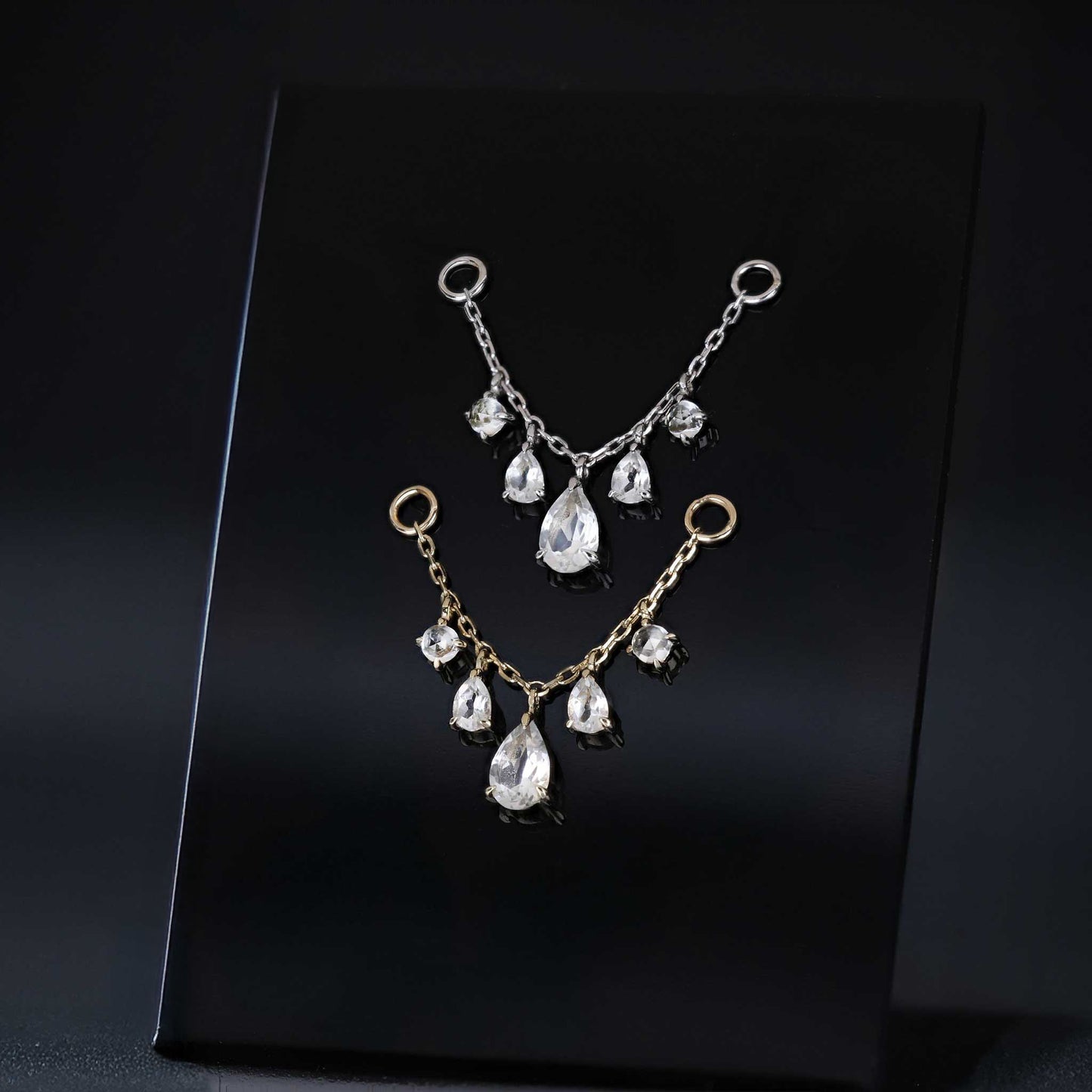 Eloise • White Topaz Chain Attachment 25mm