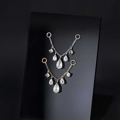 Eloise • White Topaz Chain Attachment 25mm