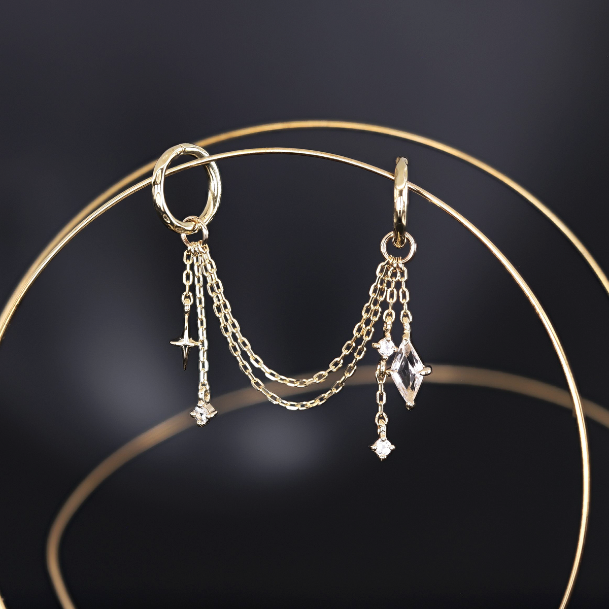 Julia • Celestial Draped Link Chain Attachment