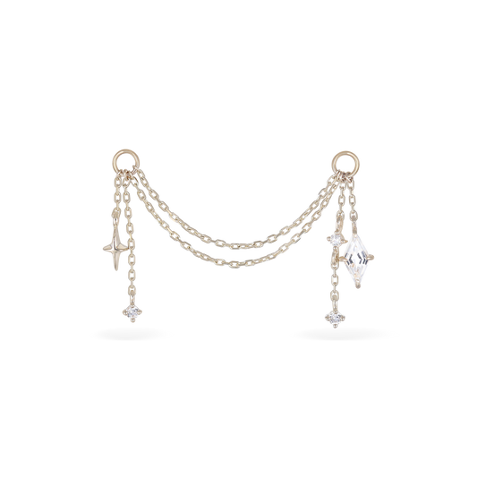 Julia • Celestial Draped Link Chain Attachment