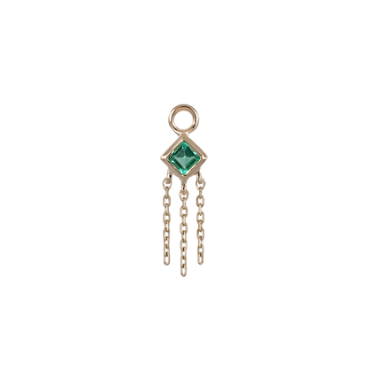 Neo Emerald 14K gold charm