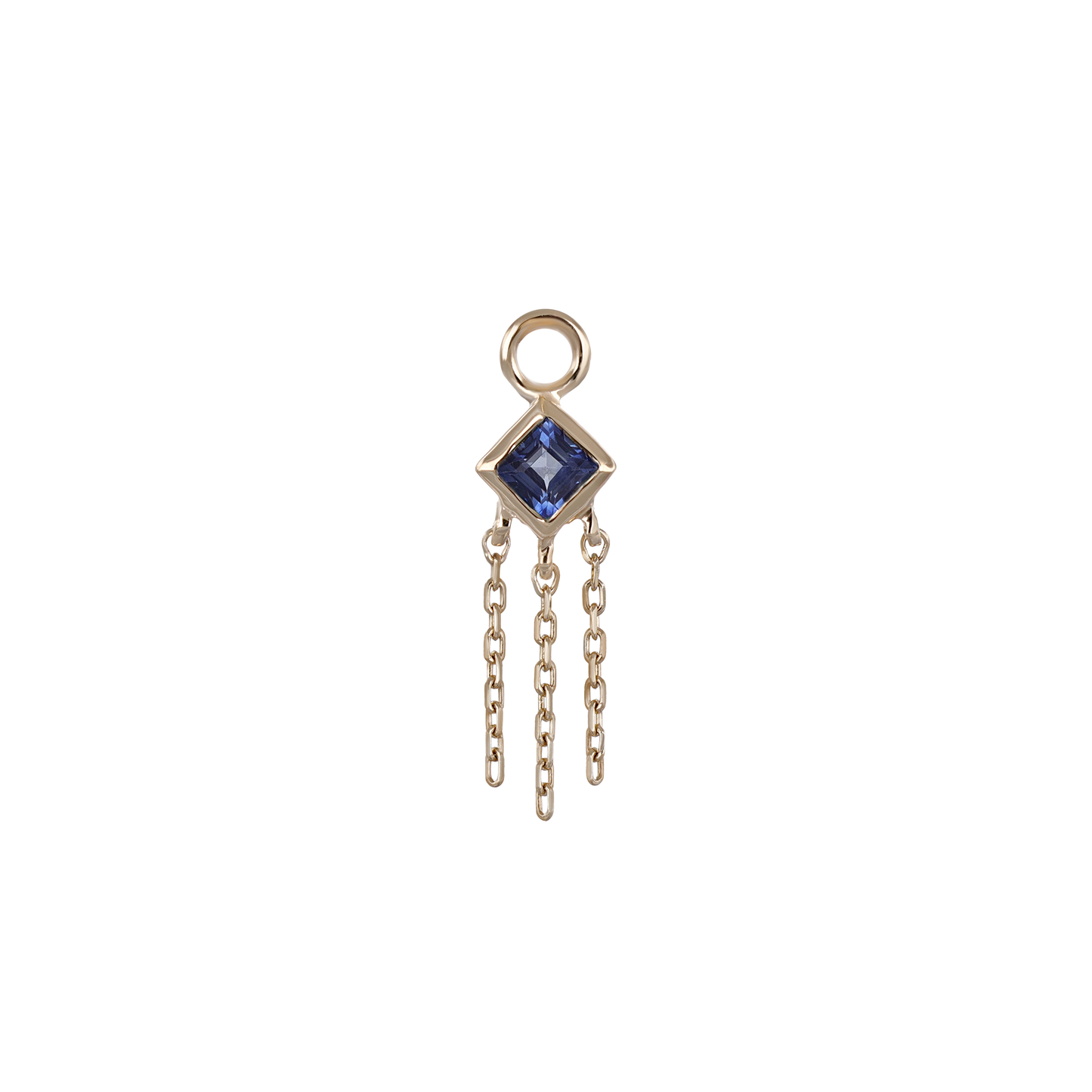 Neo Sapphire 14K gold charm