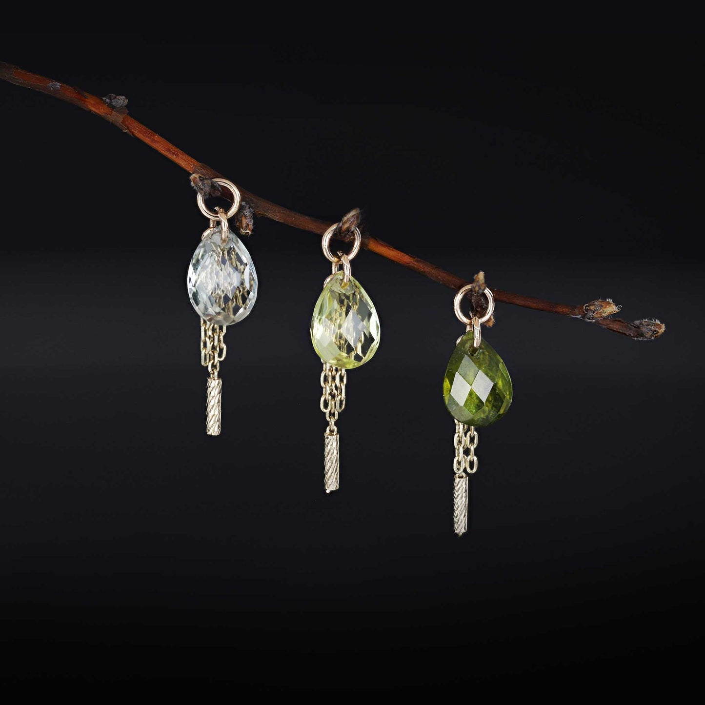 Nobel • Gemstone Tassel Charm