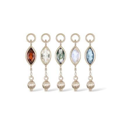 Aris • Golden Bead Drop Charm