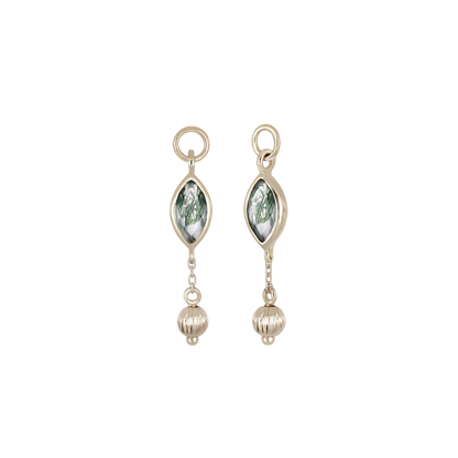 Aris • Golden Bead Drop Charm