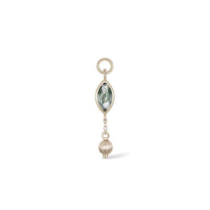 Aris • Golden Bead Drop Charm