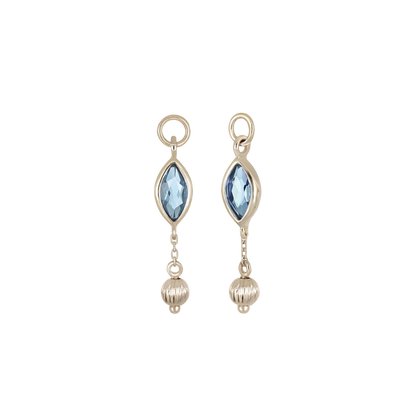 Aris • Golden Bead Drop Charm