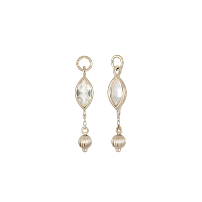 Aris • Golden Bead Drop Charm