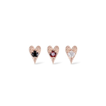 Heart • Ace of Gems Flatback Stud